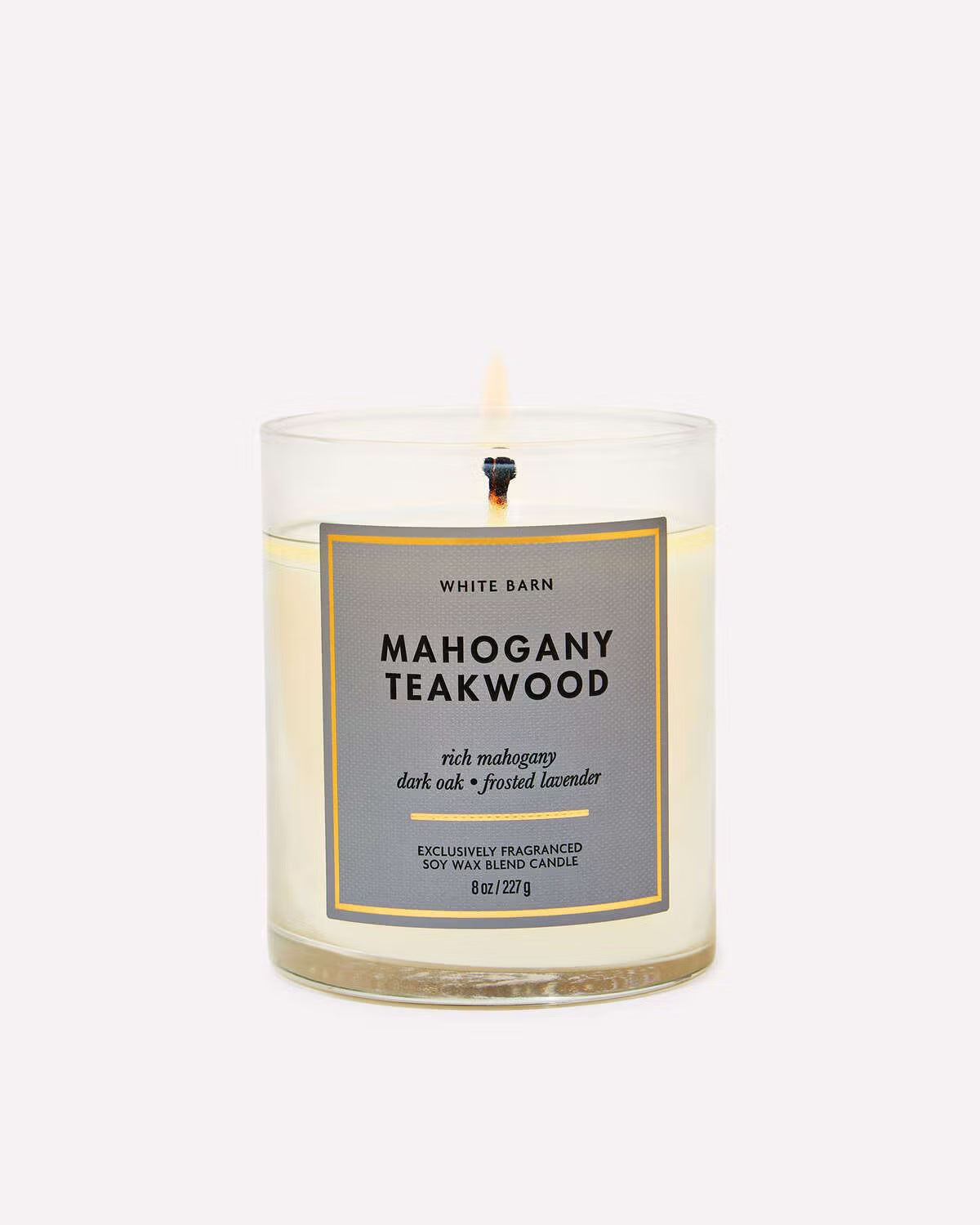 Bath & Body Works single wick Candle - Mahogany Teakwood