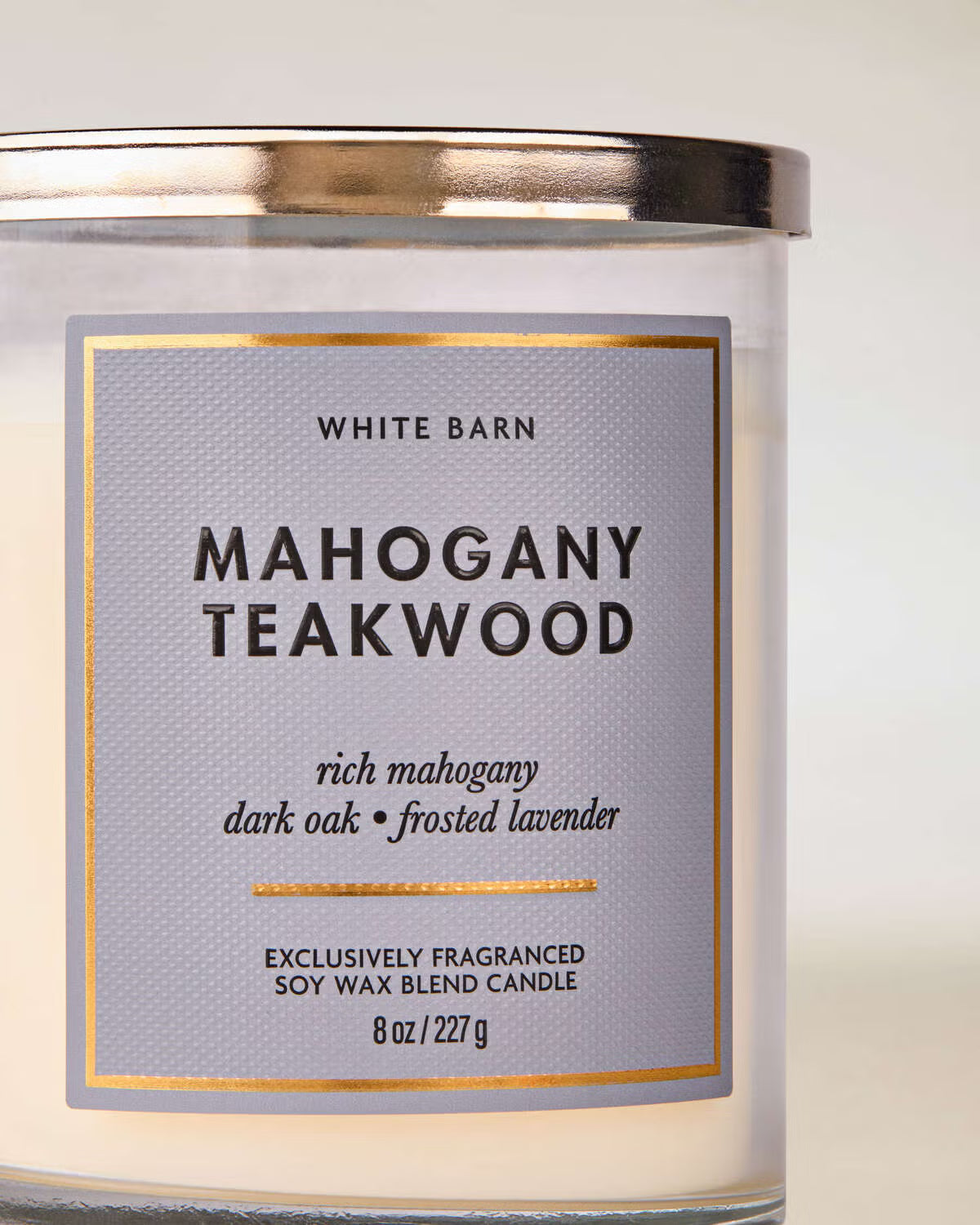 Bath & Body Works single wick Candle - Mahogany Teakwood