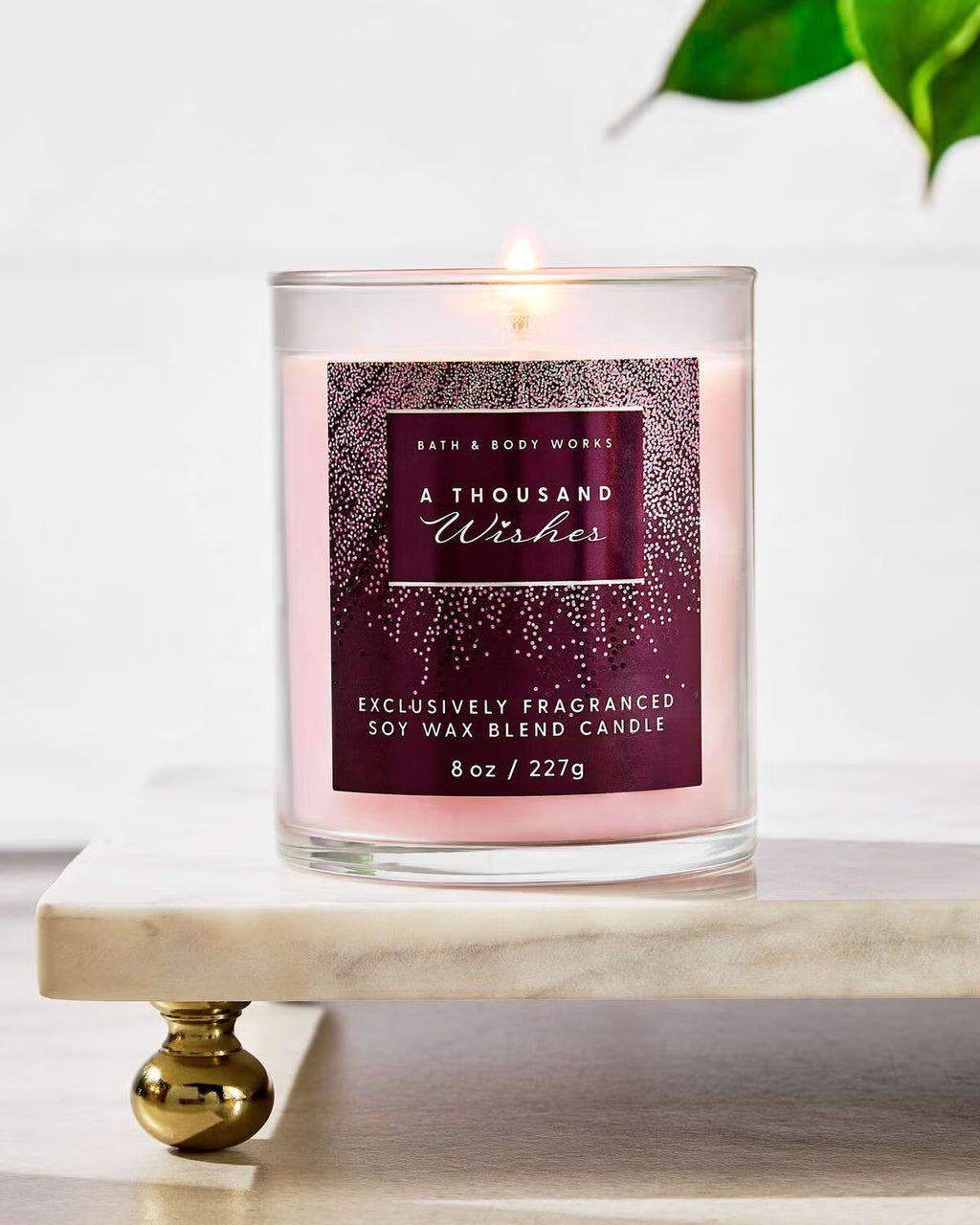 Bath & Body Works single wick Candle - A Thousand Wishes