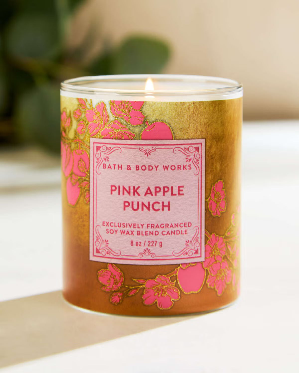 Bath & Body Works single wick Candle - Pink Apple Punch