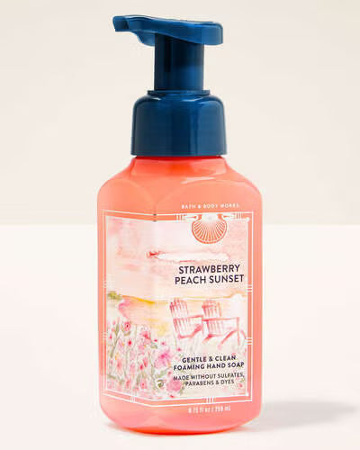 Bath & Body Works Foaming Soap - Strawberry Peach Sunset