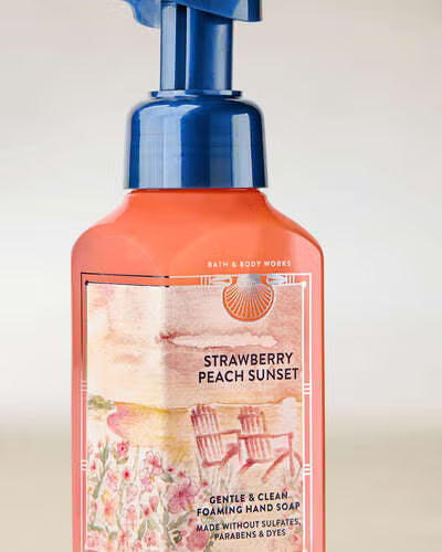 Bath & Body Works Foaming Soap - Strawberry Peach Sunset