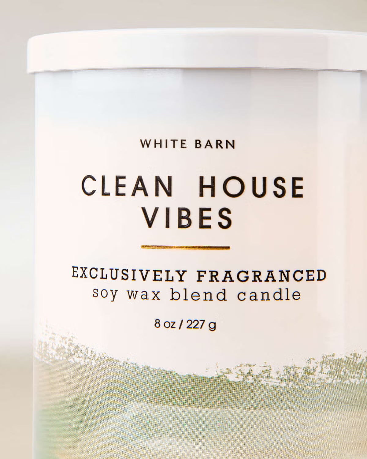 Bath & Body Works single wick Candle - Clean House Vibes