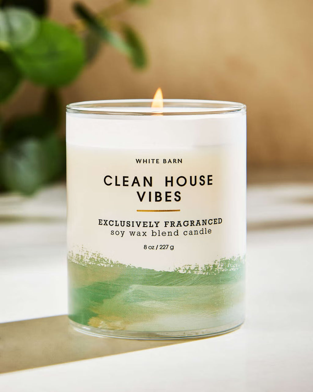 Bath & Body Works single wick Candle - Clean House Vibes