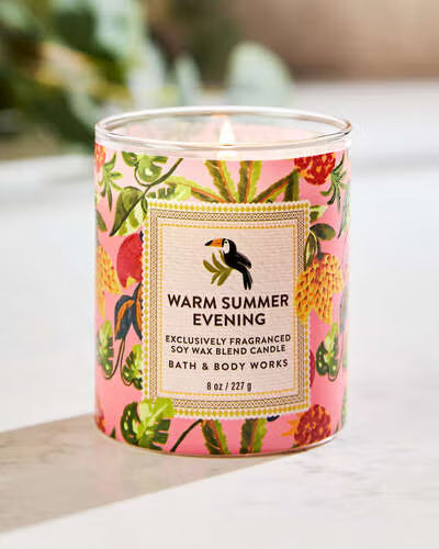Bath & Body Works single wick Candle - Warm Summer Evening