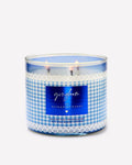 Bath & Body Works 3 wick Candle - Gingham