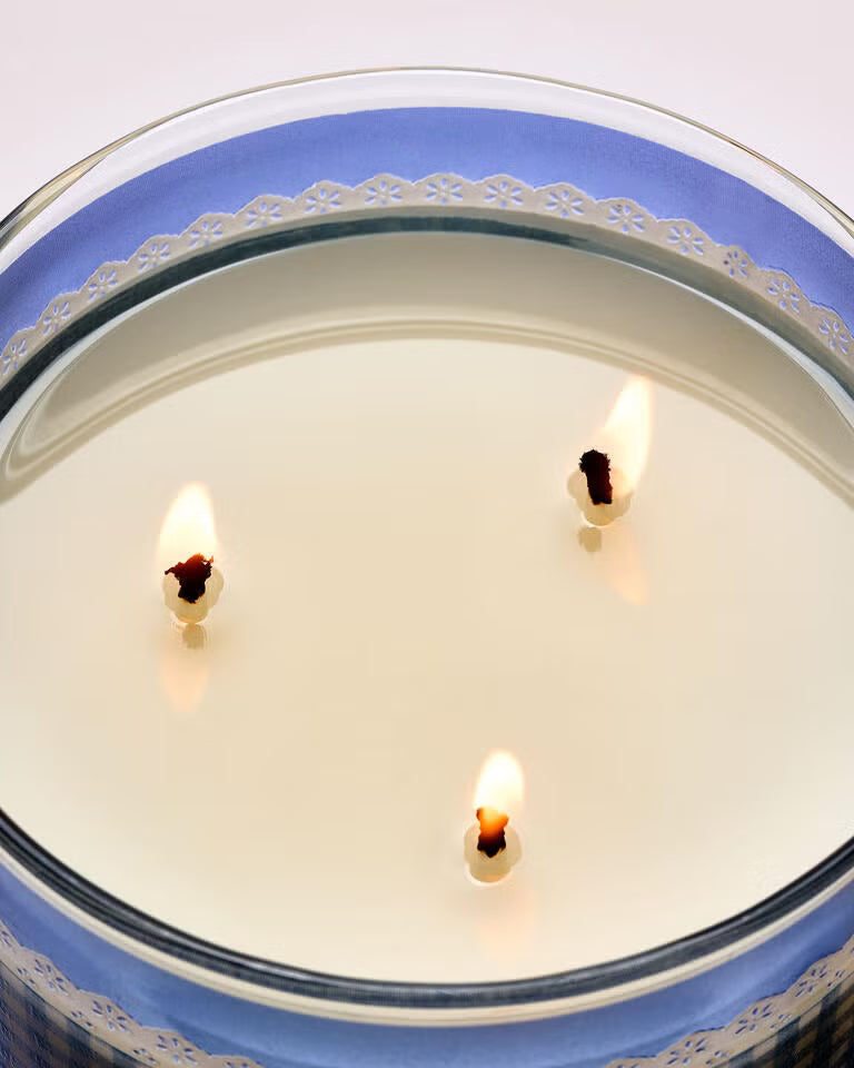 Bath & Body Works 3 wick Candle - Gingham