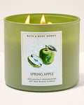 Bath & Body Works 3 wick Candle - Spring Apple