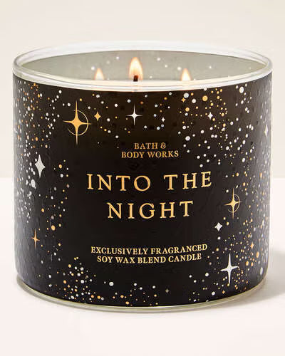 Bath & Body Works 3 wick Candle - Into the Night