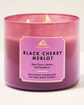 Bath & Body Works 3 wick Candle - Black Cherry Merlot