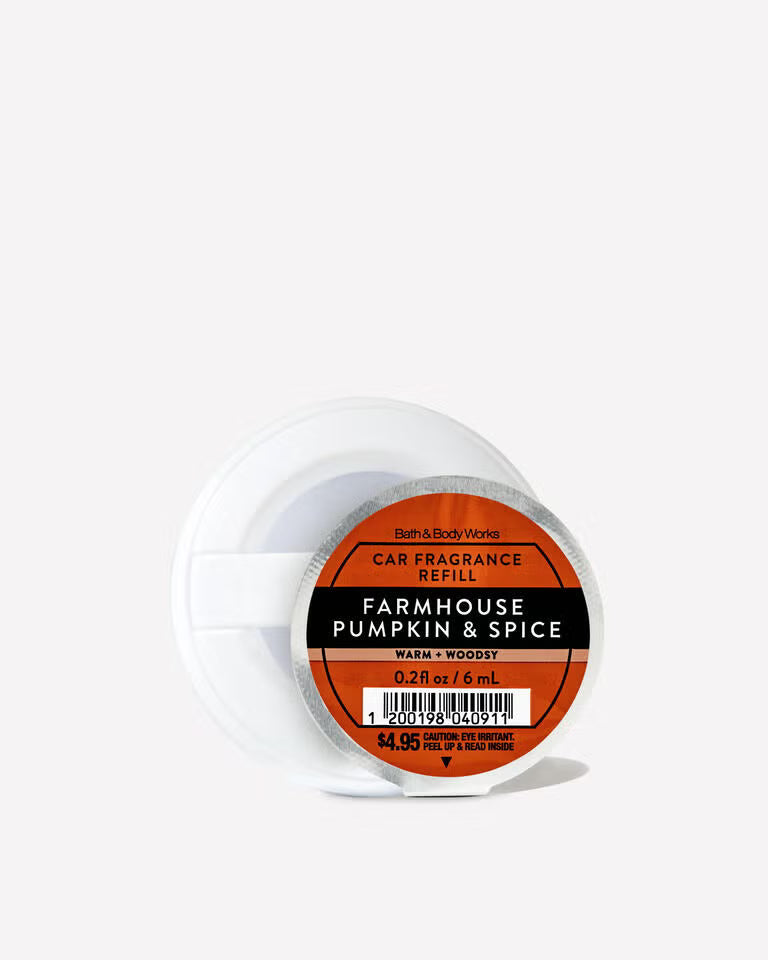Bath and Body Works Car Fragrance Refill - Farmhouse Pumkin & Spice