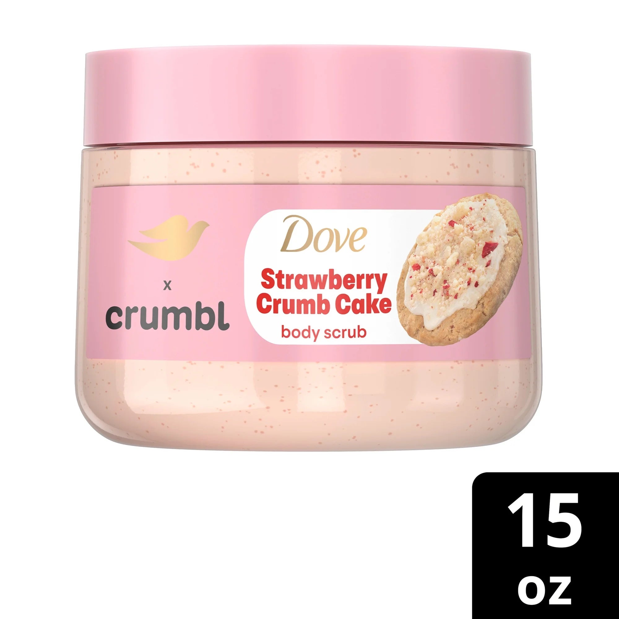Dove Crumble Body Scrub - Strawberry Crumb Cake