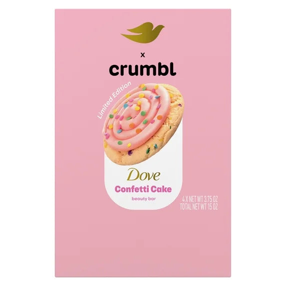 Dove & Crumbl Limited Edition Beauty Bar Confetti Cake