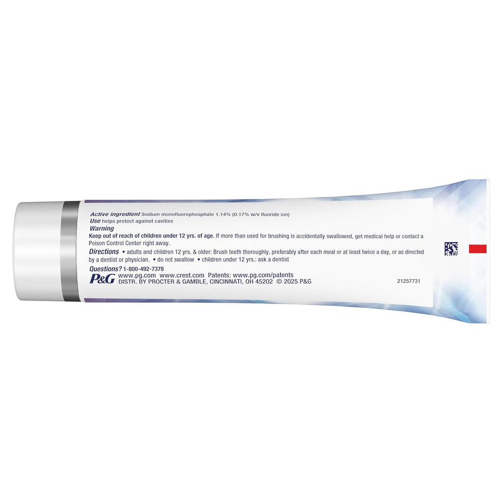 Crest 3D White Brilliance Pro Ultra White Teeth Whitening Toothpaste, 4% Hydrogen Peroxide