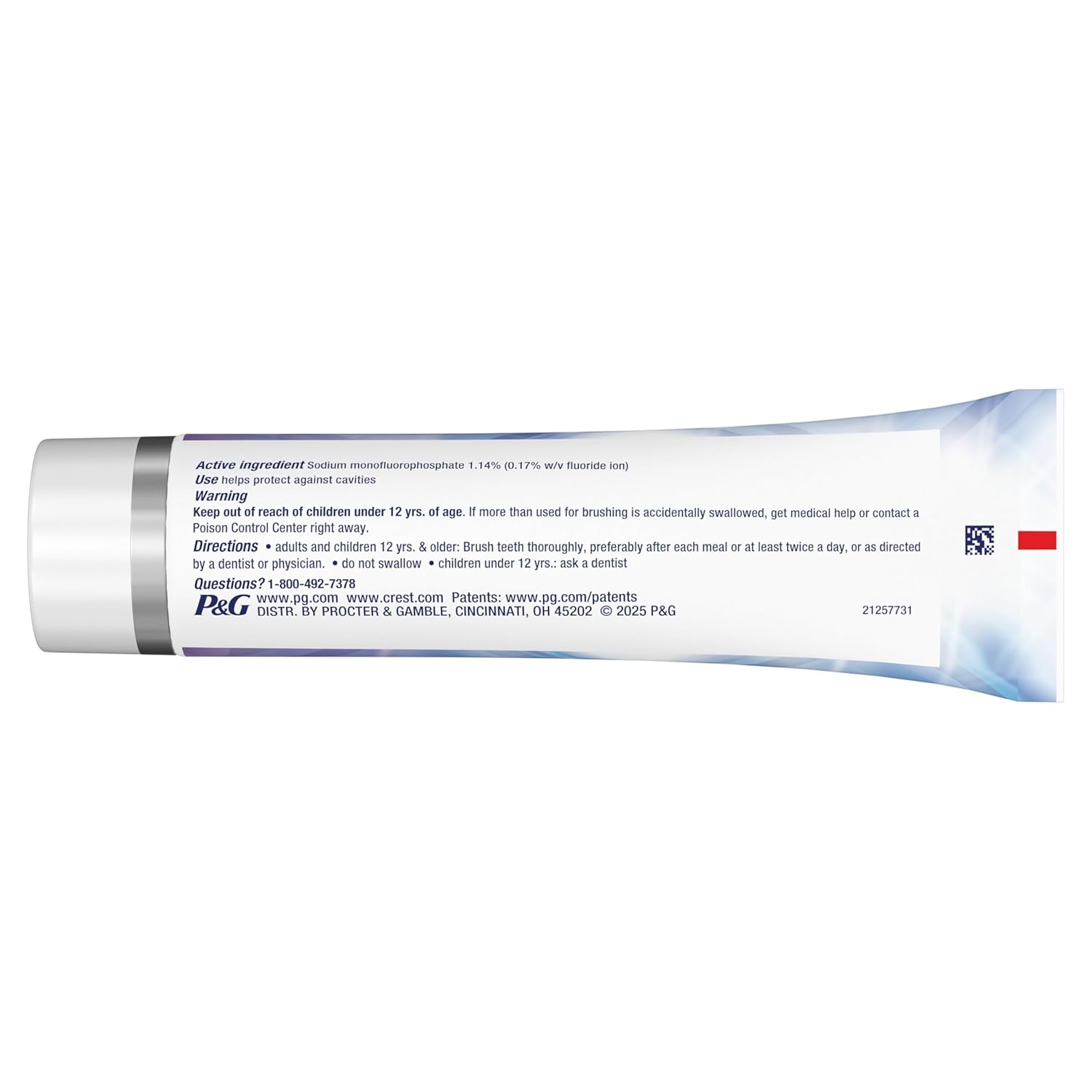 Crest 3D White Brilliance Pro Ultra White Teeth Whitening Toothpaste, 4% Hydrogen Peroxide