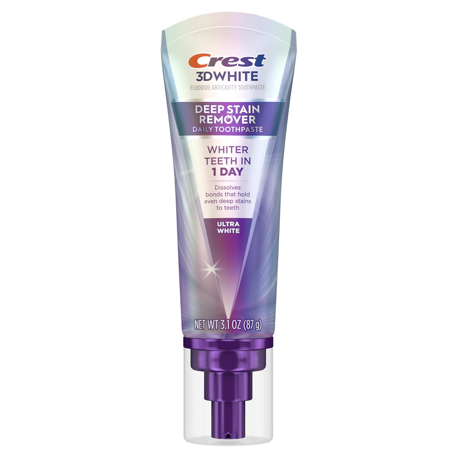 Crest 3DWhite Brilliance Deep Stain Remover Ultra White Toothpaste