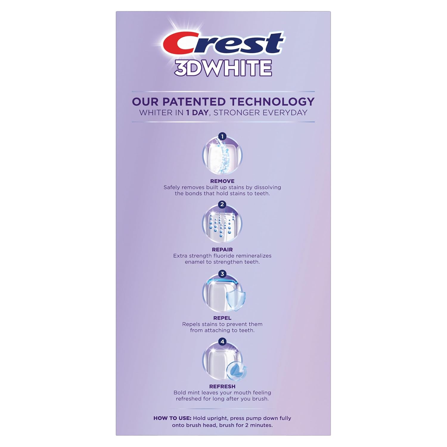 Crest 3DWhite Brilliance Deep Stain Remover Ultra White Toothpaste - Dazzling Mint