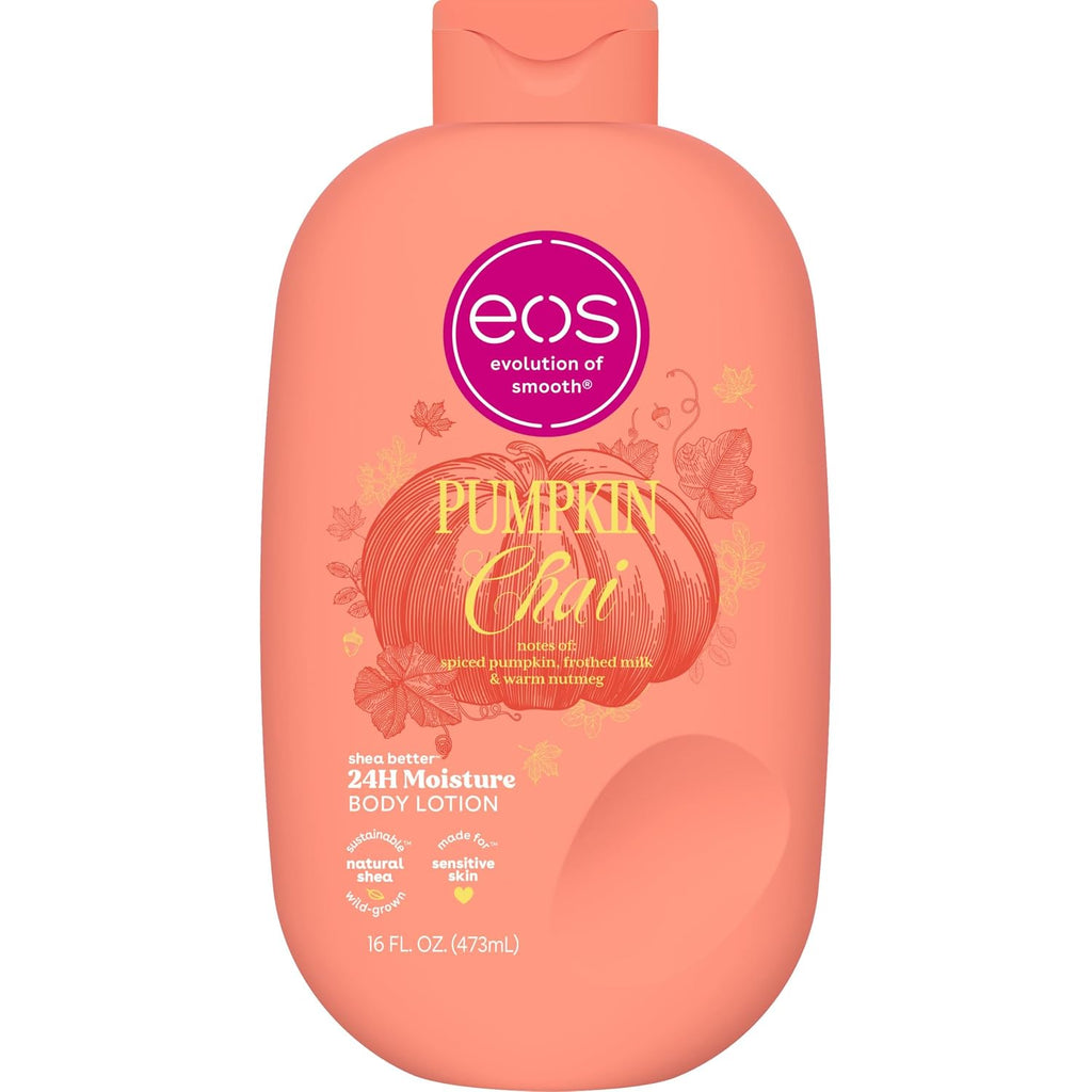 eos Shea Better Body Lotion, Pumpkin Chai, 24-Hour Moisture