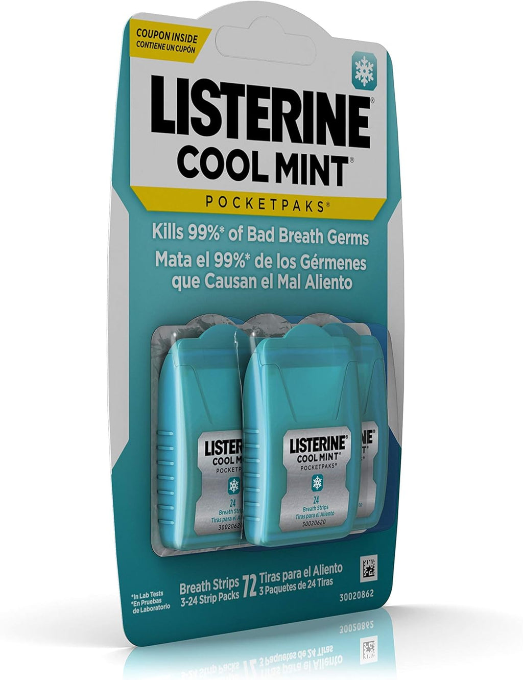 Listerine Pocketpaks Cool Mint - 72