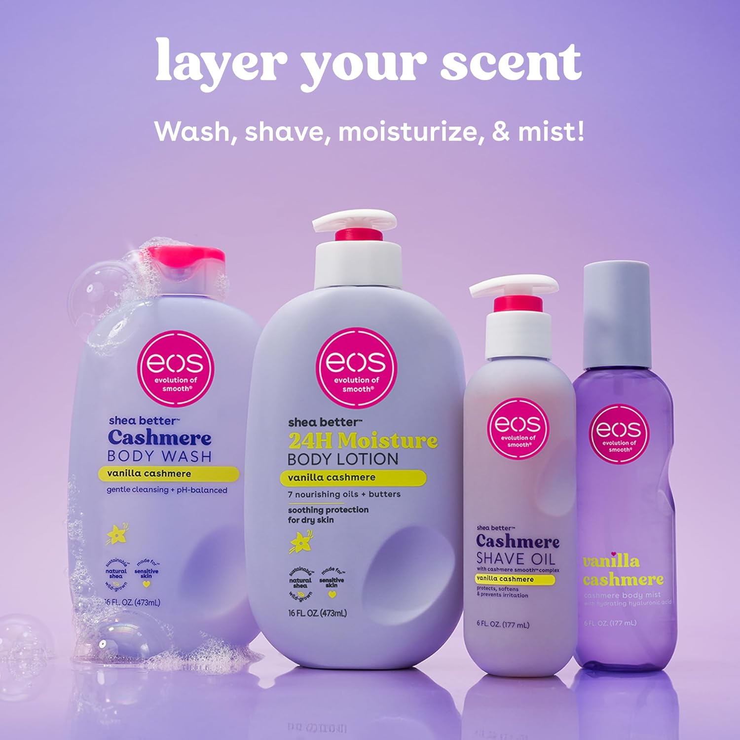 EOS Cashmere Shave Oil - Vanilla Cashmere