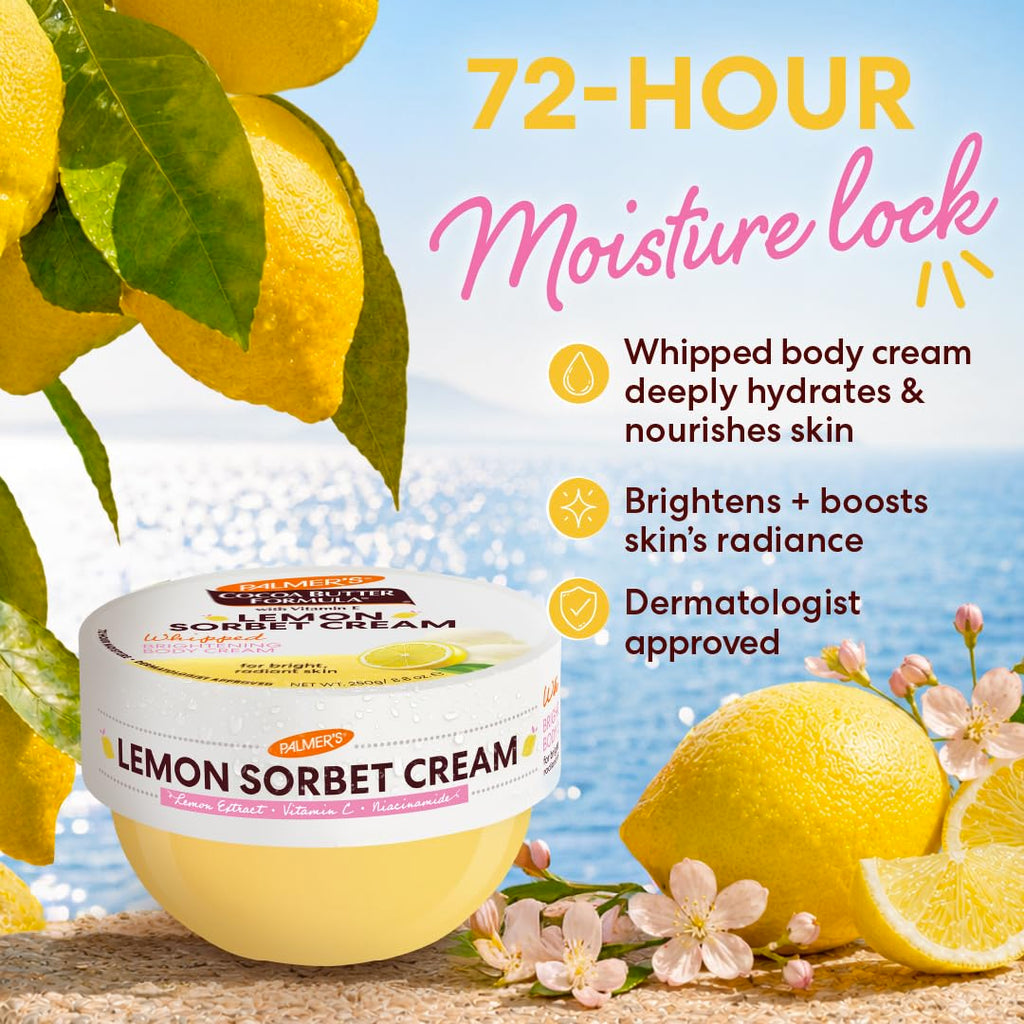 Palmer's Cocoa Butter Formula, Lemon Sorbet Brightening Whipped Body Cream