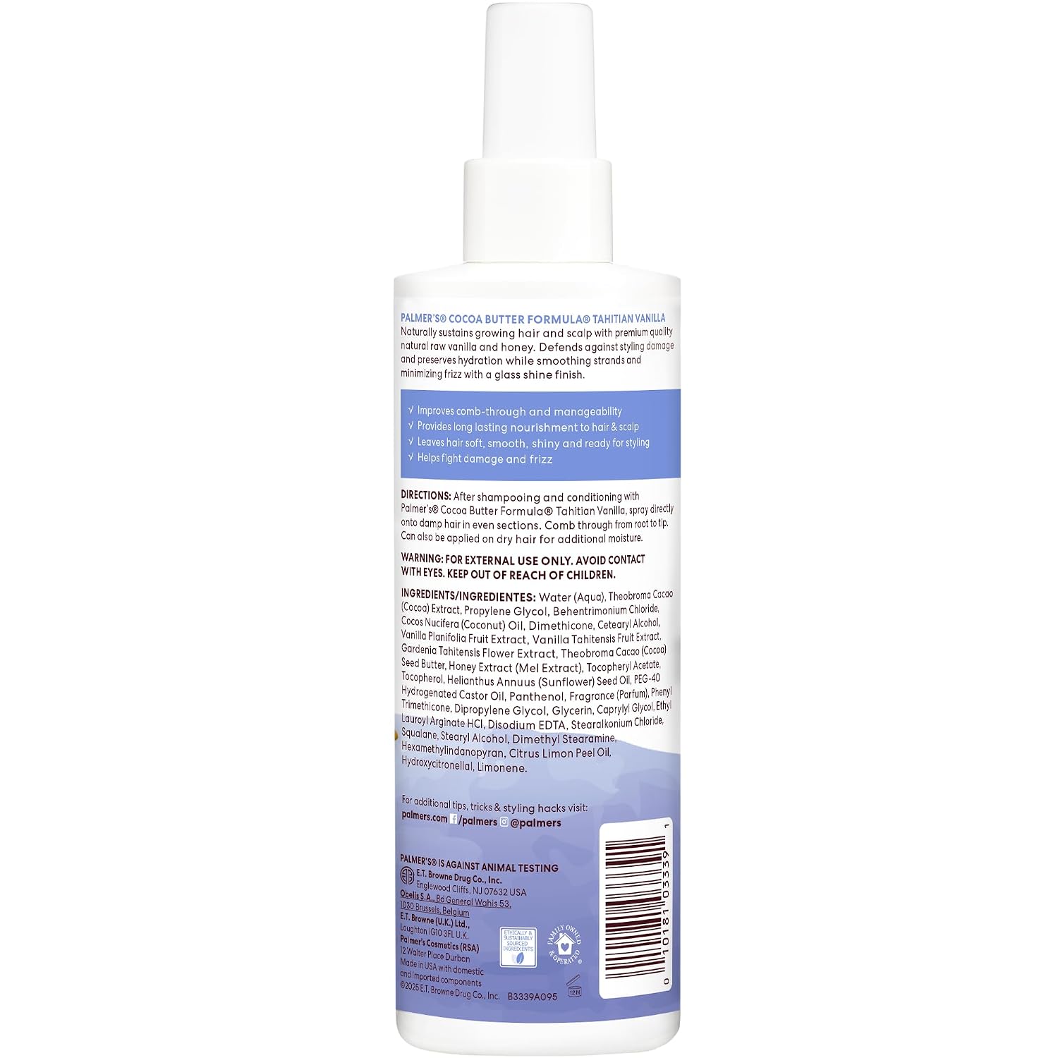 Palmers Tahitian Vanilla Leave in Conditioner