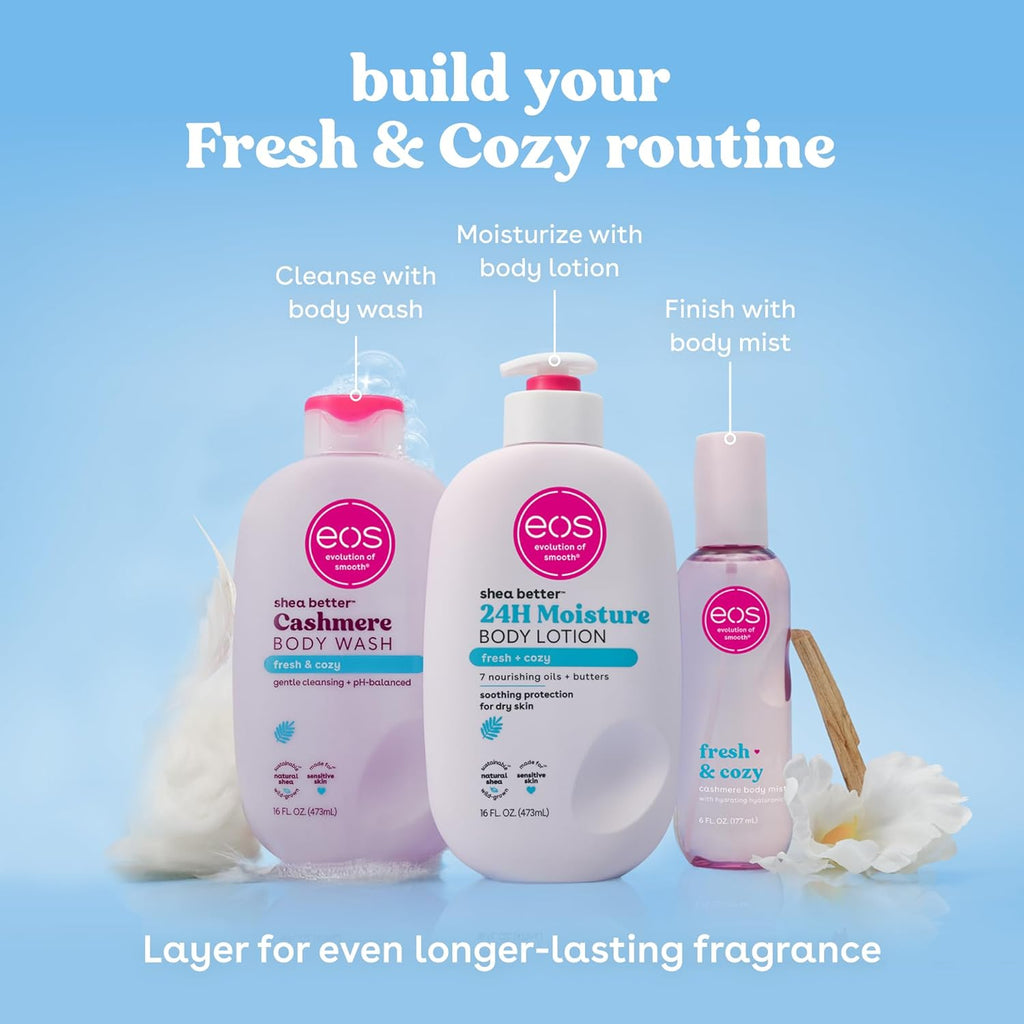 EOS Shea Better Body Lotion, Fresh & Cozy