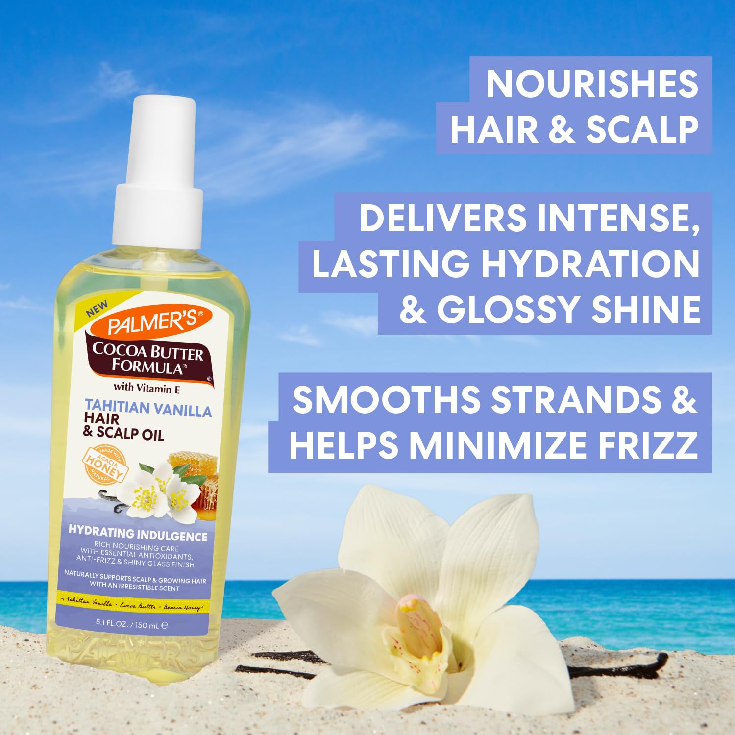Palmers Tahitian Vanilla Hair & Scalp Oil with Cocoa Butter