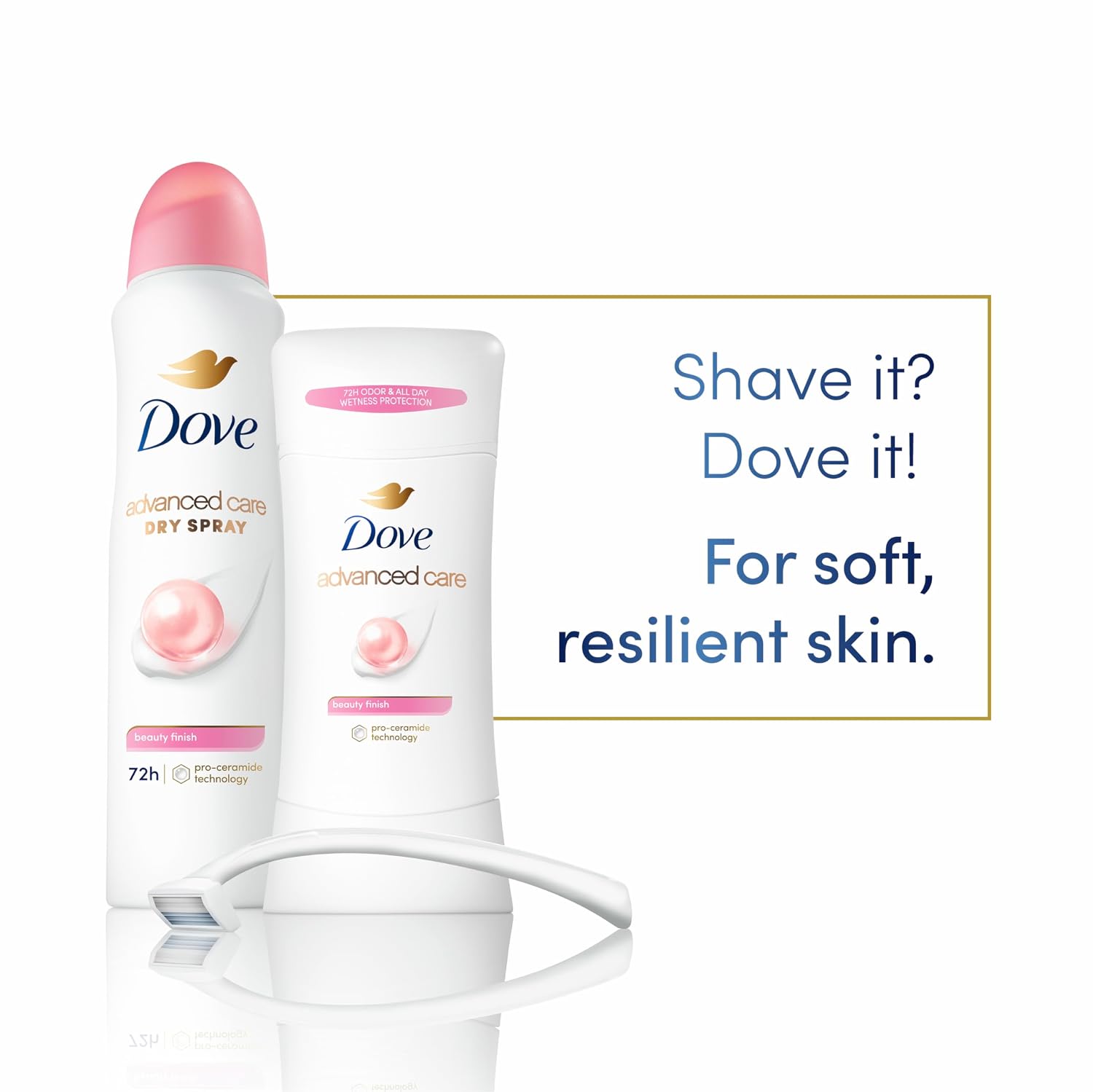 Dove Advanced Care Antiperspirant Deodorant Stick Beauty Finish