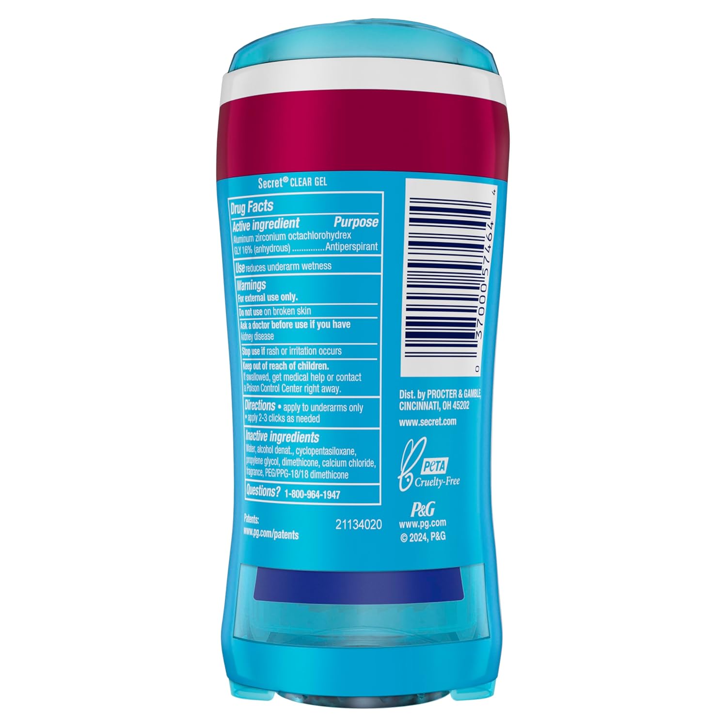 Secret Fresh Antiperspirant 72hr Berry