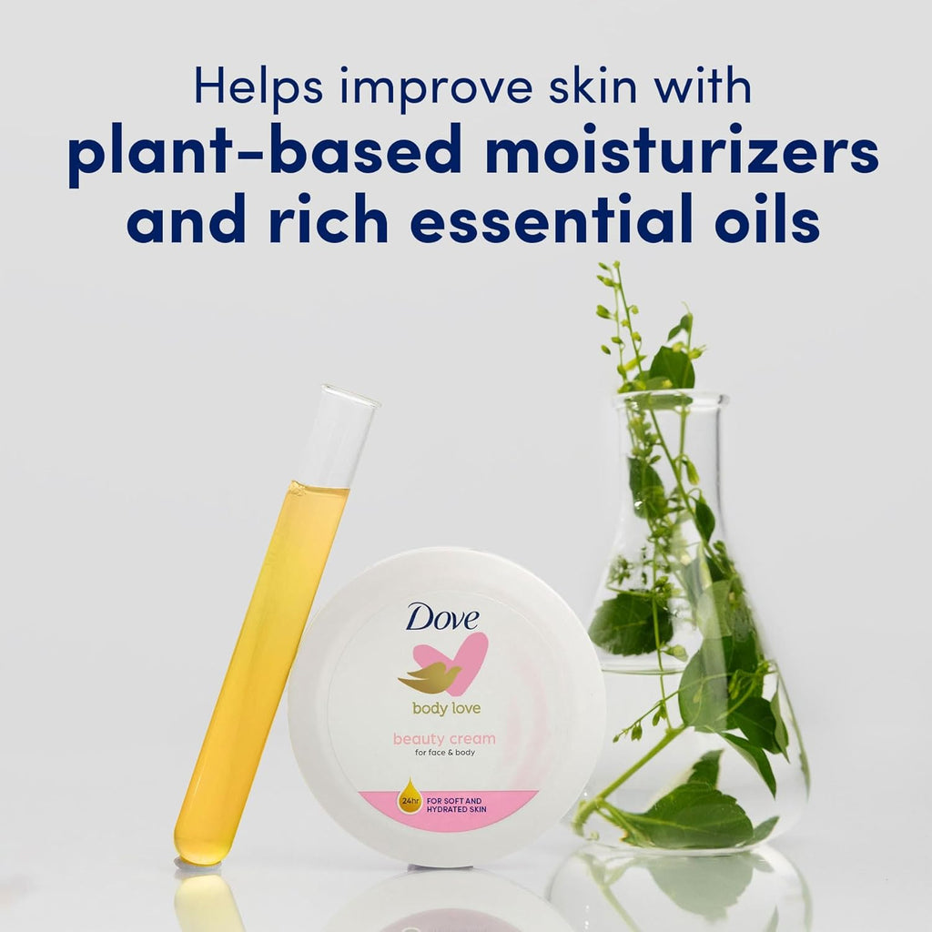 Dove Lotion, Beauty Cream - Normal to Dry Skin, 24-Hour Moisture Travel Size, 2.53 Fl Oz