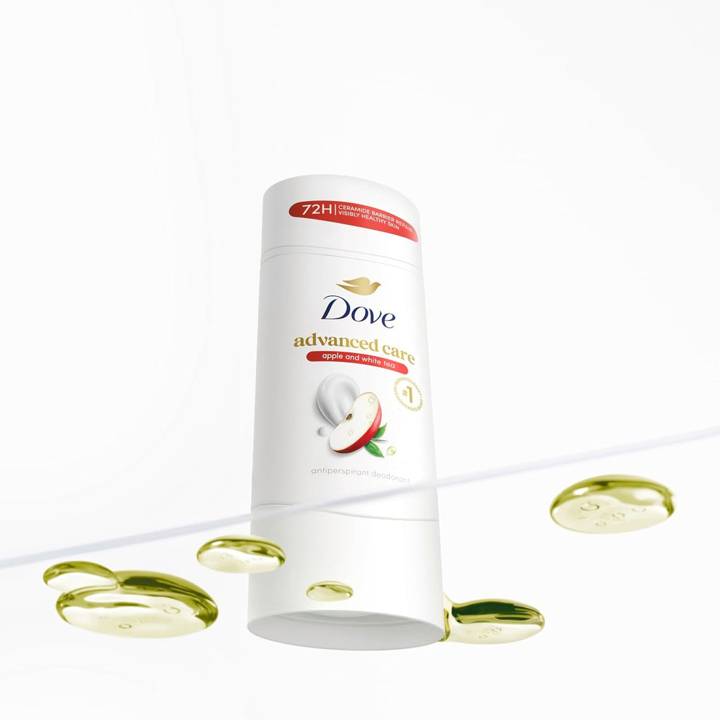 Dove Advanced Care Antiperspirant Deodorant Stick 72hr Apple & White Tea