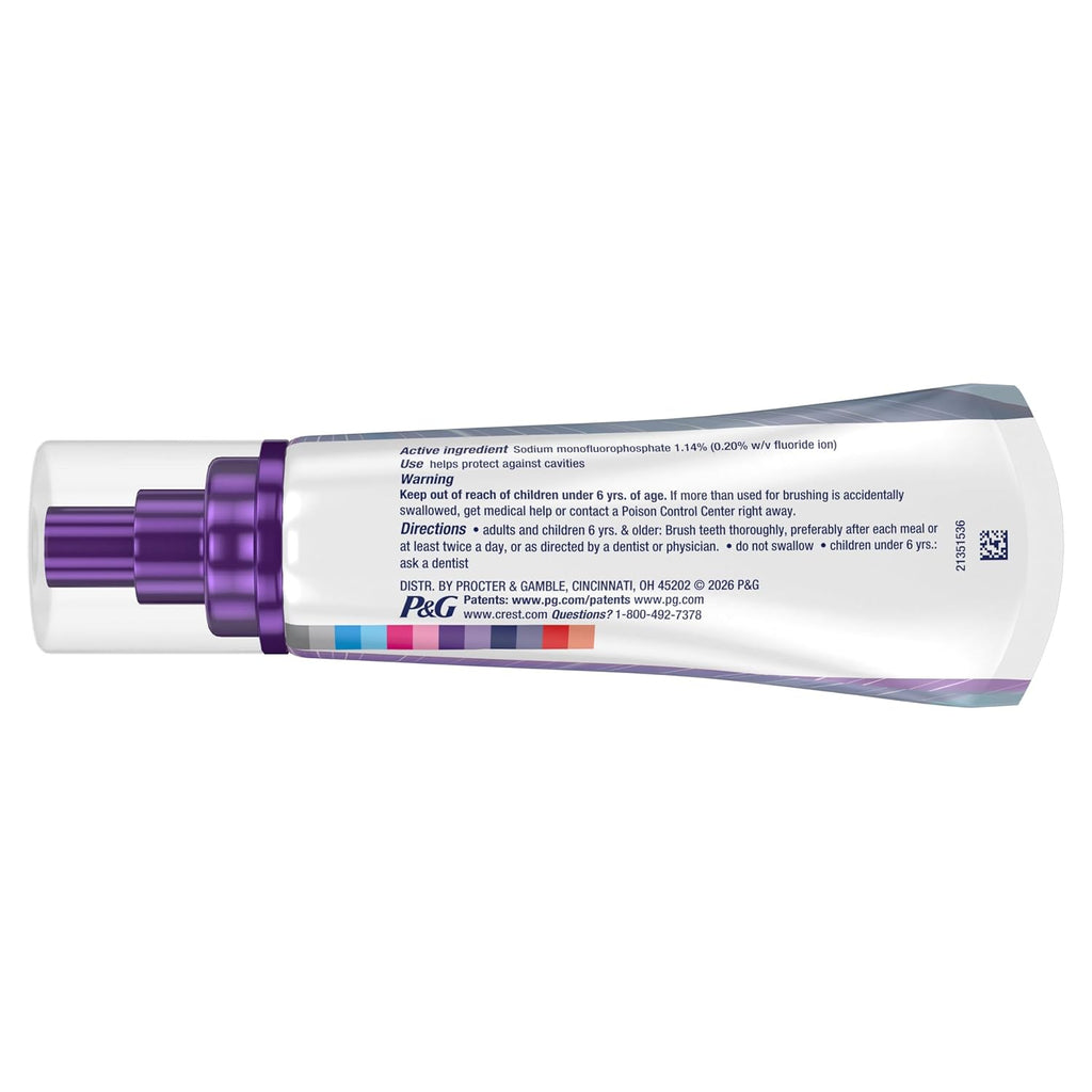 Crest 3DWhite Brilliance Deep Stain Remover Ultra White Toothpaste - Dazzling Mint