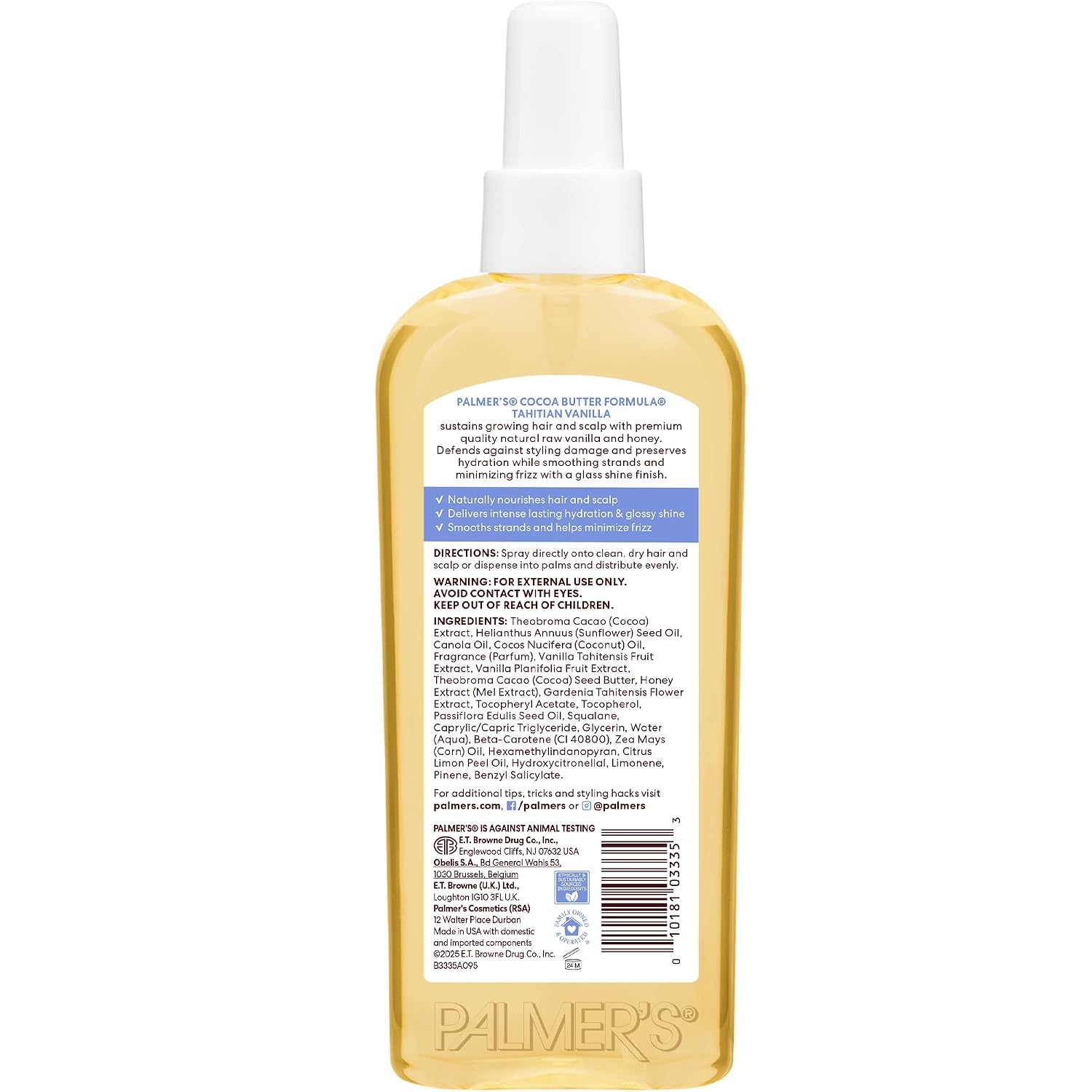 Palmers Tahitian Vanilla Hair & Scalp Oil with Cocoa Butter