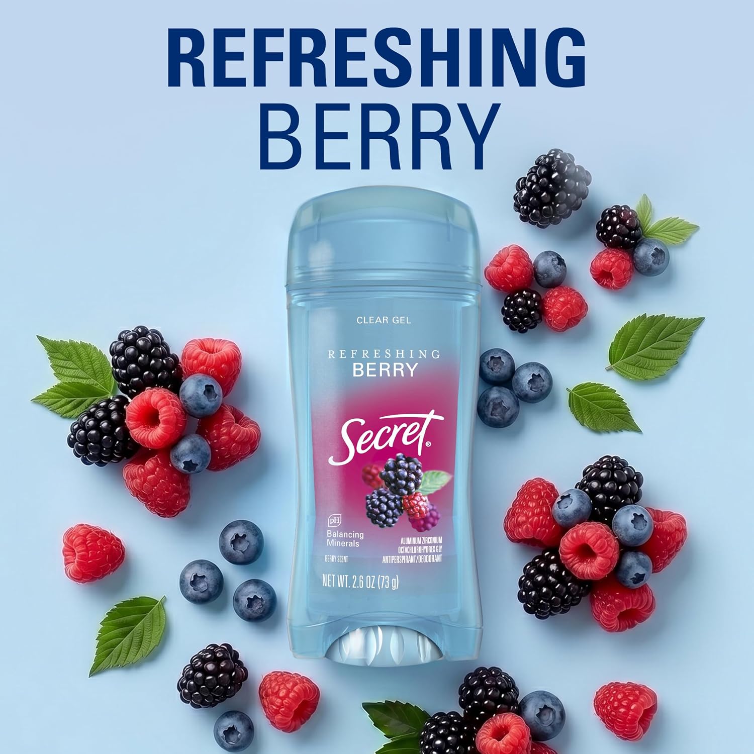 Secret Fresh Antiperspirant 72hr Berry