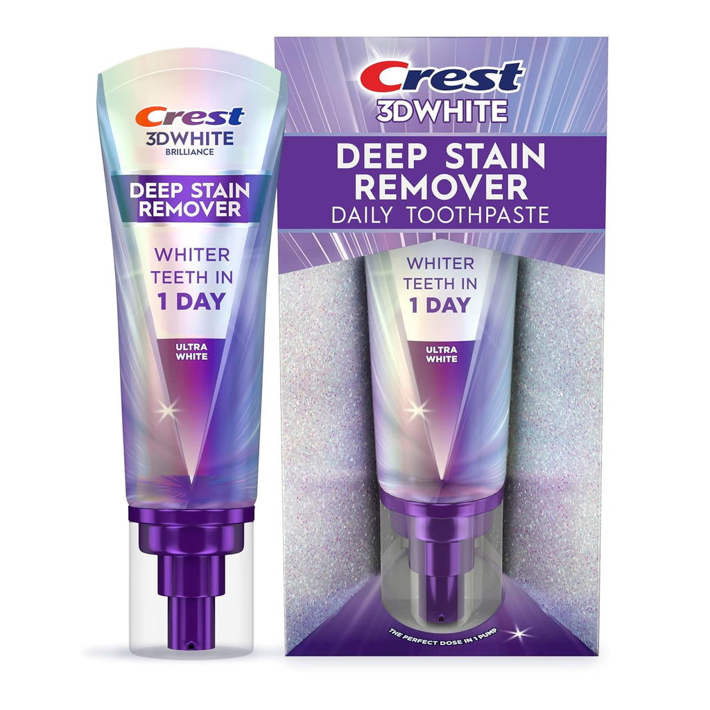 Crest 3DWhite Brilliance Deep Stain Remover Ultra White Toothpaste
