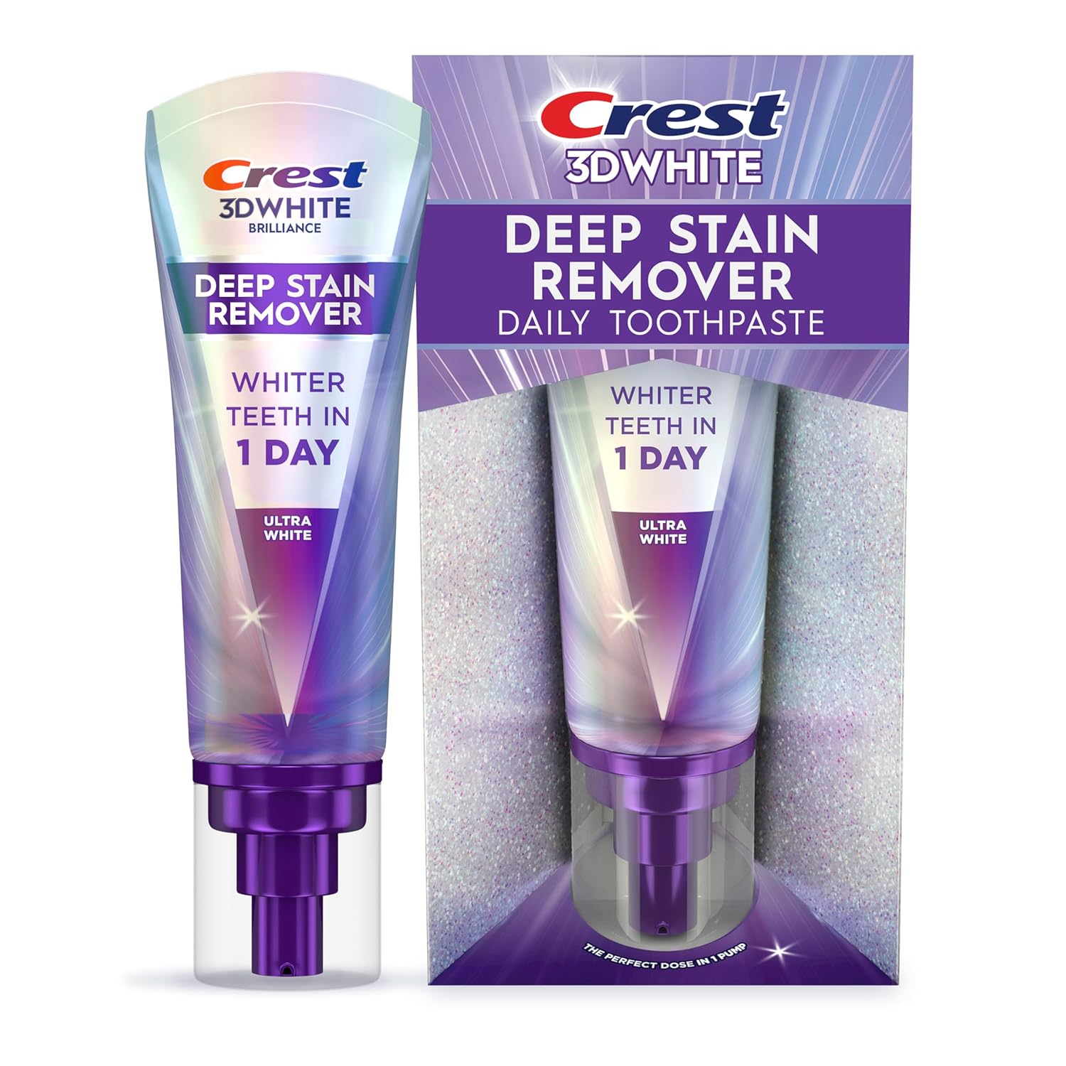 Crest 3DWhite Brilliance Deep Stain Remover Ultra White Toothpaste
