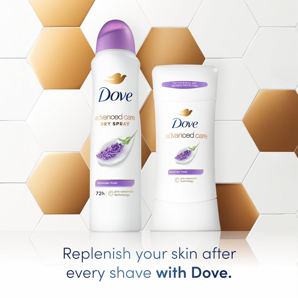 Dove Advanced Care Antiperspirant Deodorant 72hr Lavender Fresh