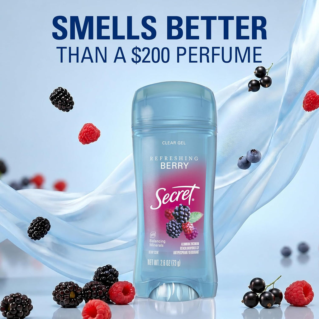 Secret Fresh Antiperspirant 72hr Berry