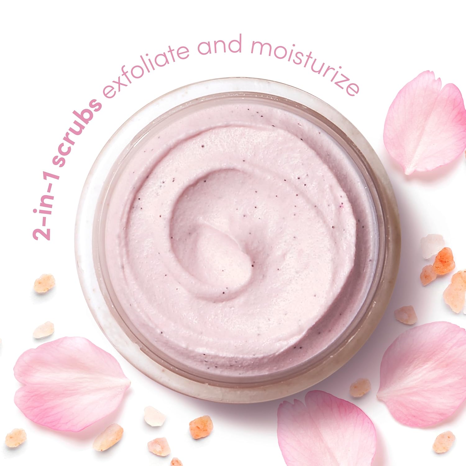 Dove Mini Treat Body Scrub, Himalayan Salt and Rose Oil
