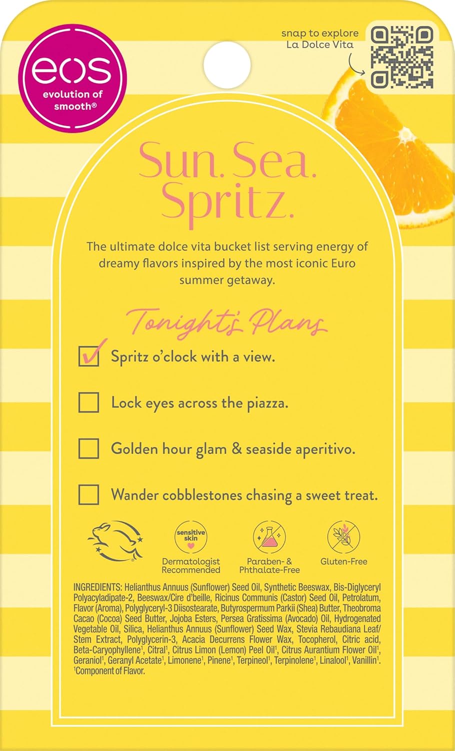 EOS Limited Edition Mini 3-Pack Super Balm, Amalfi Sunset