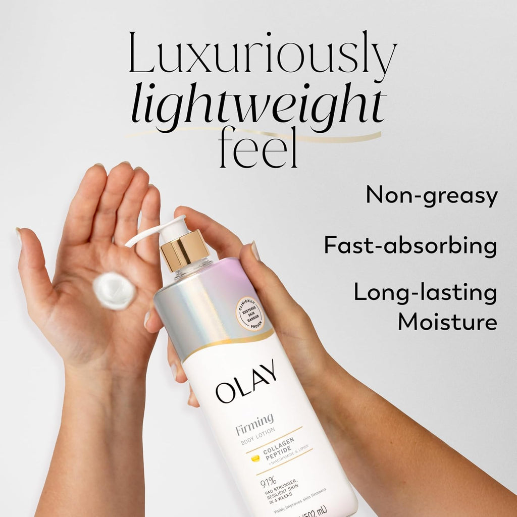 Olay Body Lotion for Women - Firming with Collagen Peptides Serum