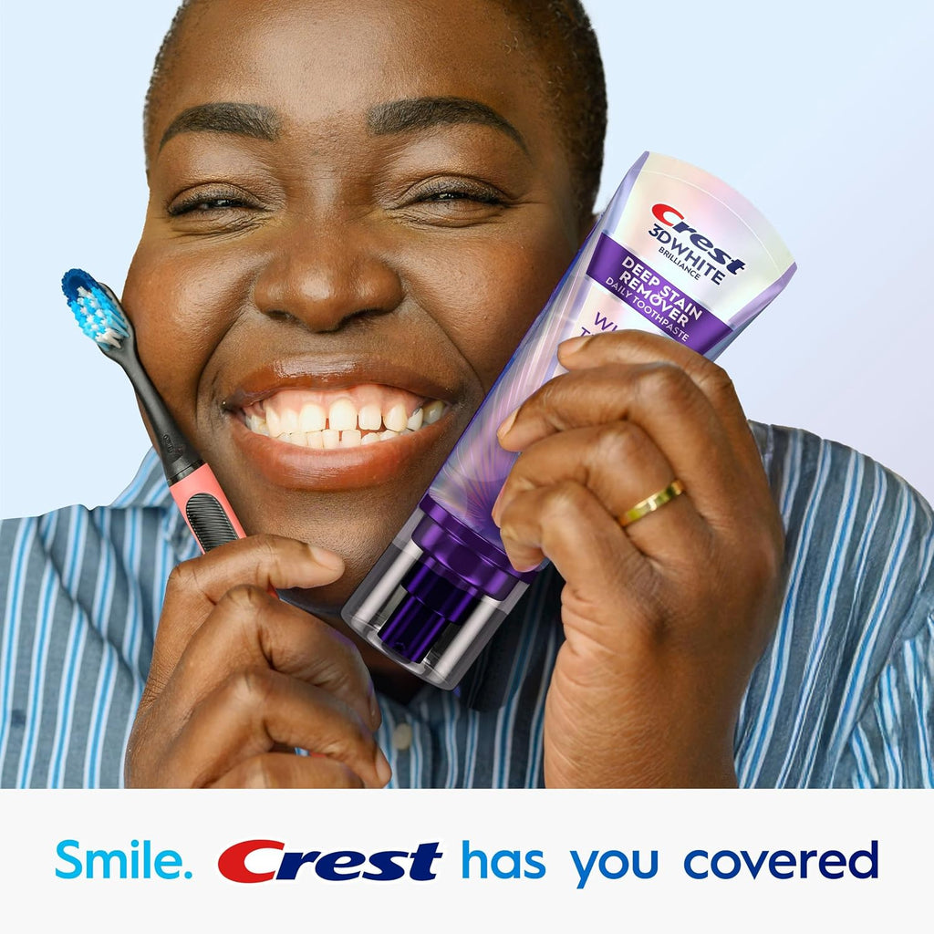 Crest 3DWhite Brilliance Deep Stain Remover Ultra White Toothpaste - Dazzling Mint