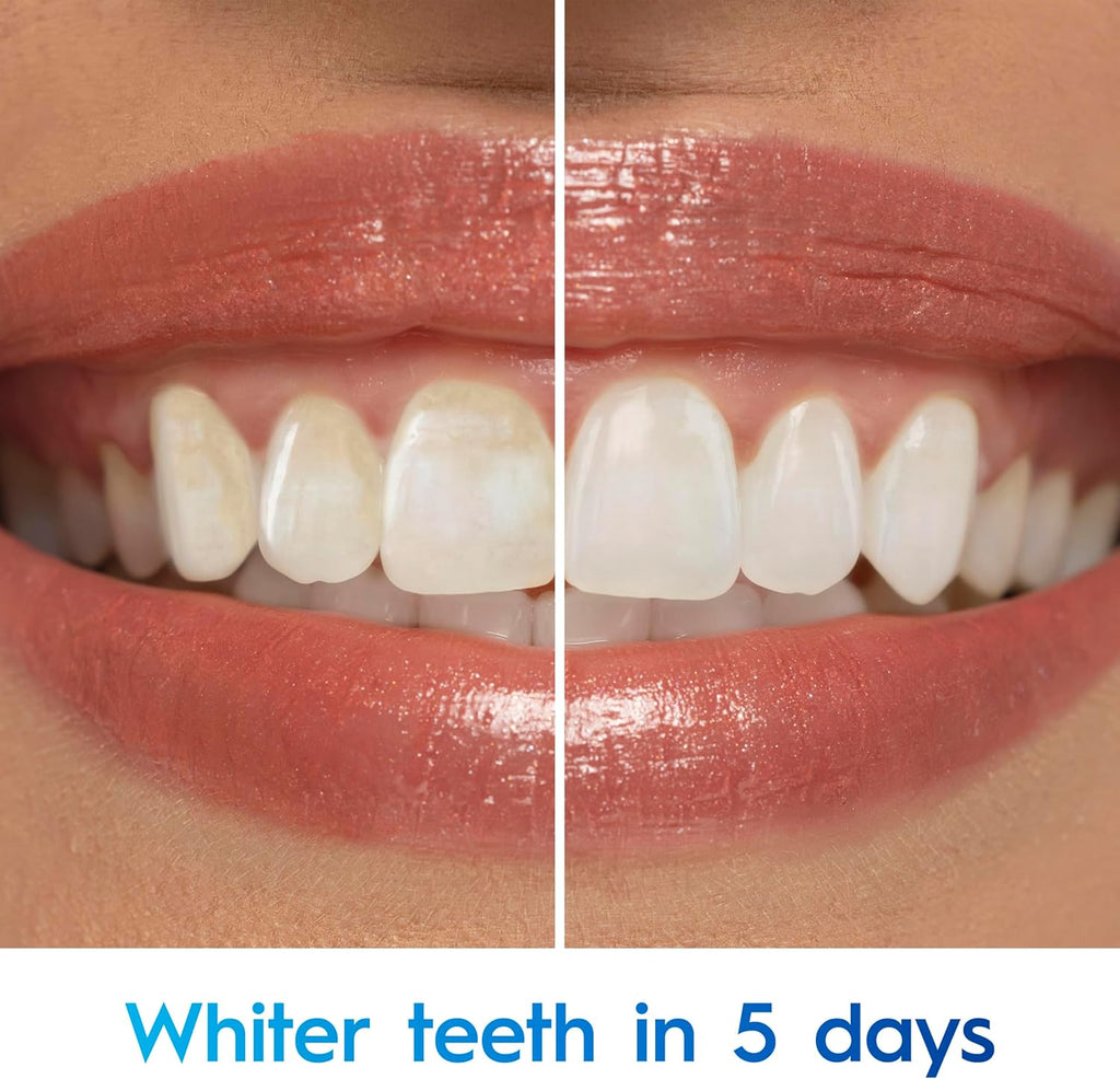 Crest 3D White Advanced Teeth Whitening Toothpaste, Radiant Mint - 2 Pack