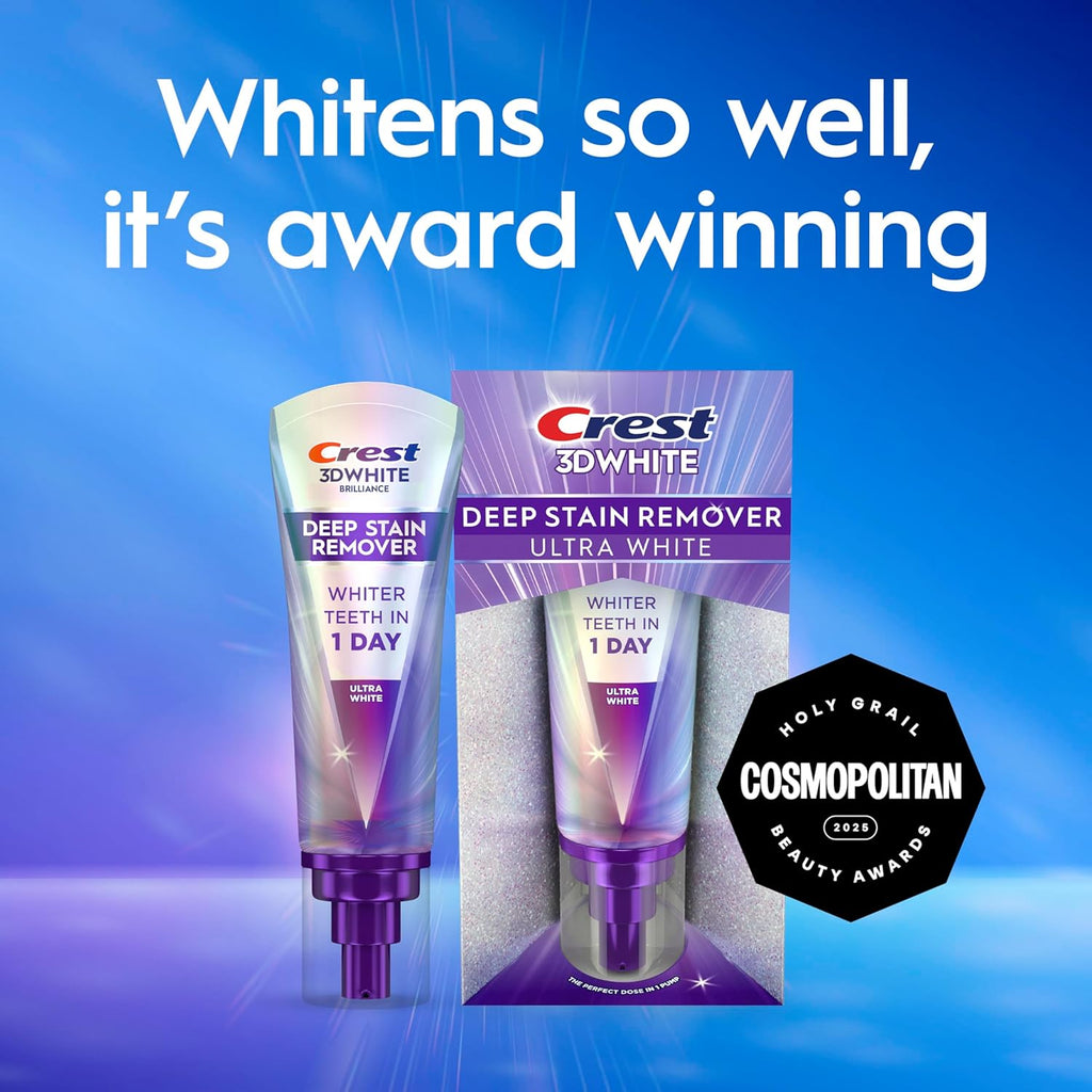 Crest 3DWhite Brilliance Deep Stain Remover Ultra White Toothpaste