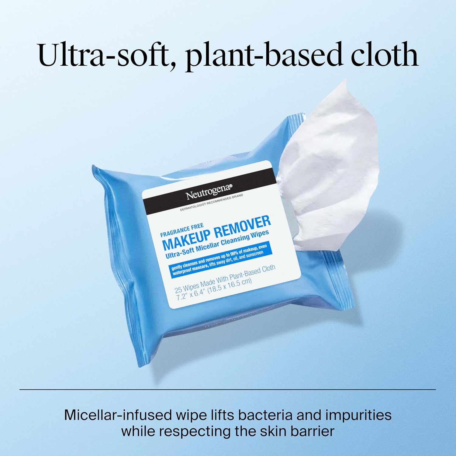 Neutrogena Makeup Remover Face Wipes, Single Facial Cleansing Wipes, 20 Count (Copy)