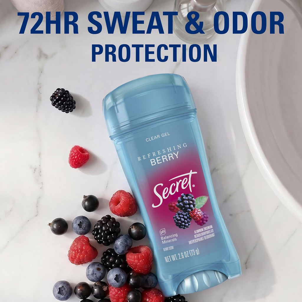 Secret Fresh Antiperspirant 72hr Berry