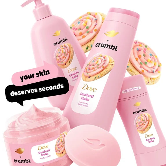 Dove & Crumbl Limited Edition Beauty Bar Confetti Cake