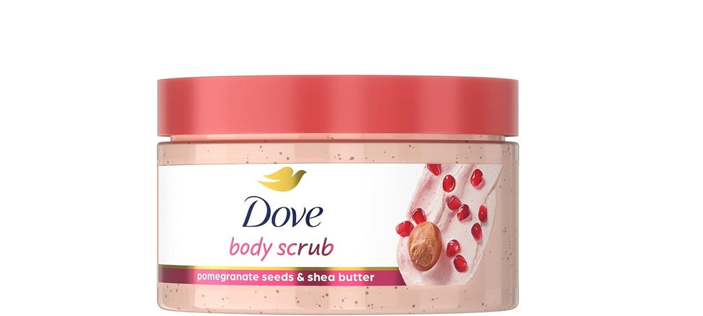 Dove Mini Treat Body Scrub, Pomegranate seeds & Shea Butter