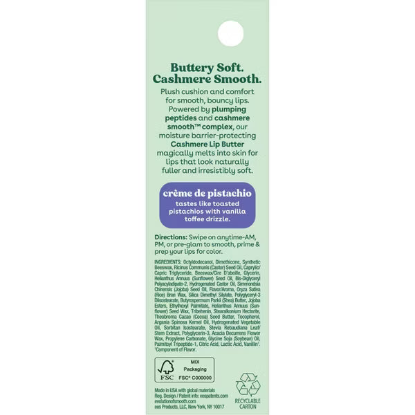 eos Cashmere Lip Butter - Crème de Pistachio